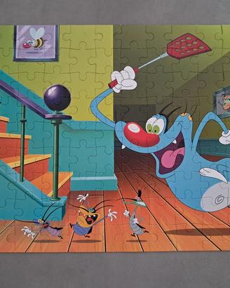 Lisciani - Maxi puzzle Oggy e i maledetti scarafag