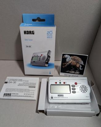 Korg metronomo GA 30 Chitarra basso Guitar Tuner
