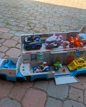 PAW PATROL - Camion PAW Patroller Grande + 6 veico