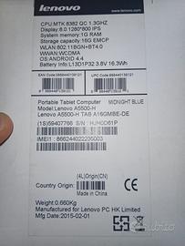 Tablet PC Lenovo a 5500-H