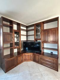 Mobile da soggiorno in legno massiccio