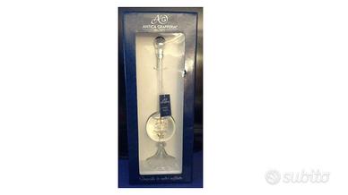 Grappa in vaso ampolla di vetro soffiato