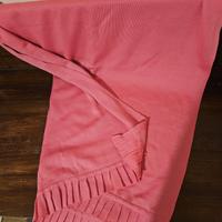 Scialle in lana colore rosa
