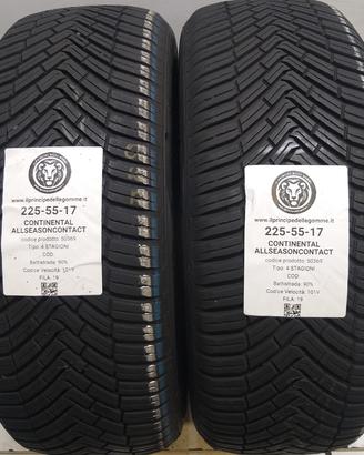2 GOMME 225 55 17 CONTINENTAL A50369