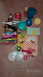 GIOCHI CUCINA LEGNO MONTESSORIANI 