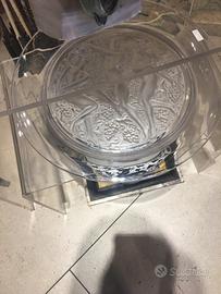 Piatto in cristallo Lalique con rappresentazione