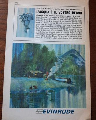 Pubblicità motore fuoribordo Evinrude (1966)