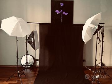 Set fotografico luci