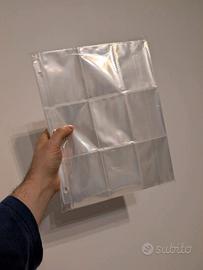 Fogli ad anelli porta carte 9 tasche front e back