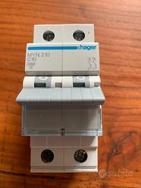 Hager MYN210 C10 interruttore magnetotermico