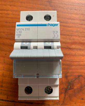 Hager MYN210 C10 interruttore magnetotermico