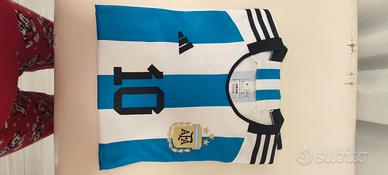 🏆 Maglia Argentina Campione del MONDO 2022 – MESS