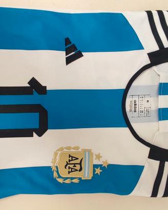 🏆 Maglia Argentina Campione del MONDO 2022 – MESS