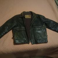 Giubbotto in Pelle Tipo Pilota Seconda Guerra Mon