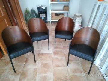 4 sedie costes philippe starck by DRIADE anno 1987