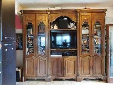 Mobile soggiorno in noce