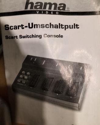 Consolle per scart, inclusi cavi scart e accessori