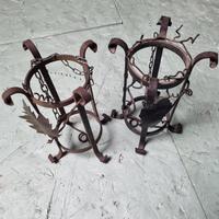Portabottiglie in ferro battuto