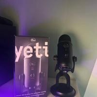 Microfono Blue Yeti USB Nero + Scatola Originale –