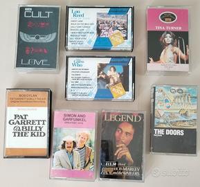 Cassette musicali lotto x8 rock pop vario