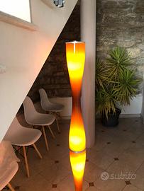 Lampada vetro Murano brown cm.160