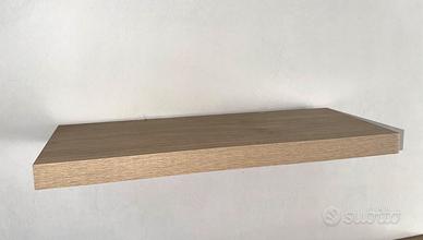 Mensola leroy merlin marrone 60x24x4