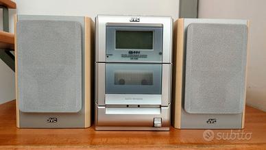 Stereo musica JVC UX-H30 con casse altoparlanti