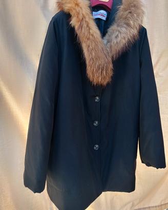Giaccone Nero COCONUDA -Vintage Y2K , Donna -L  