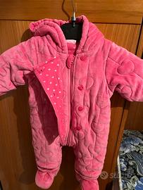Tutone prenatal invernale rosa bimba  1/3 mesi