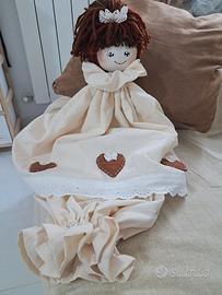 porta sacchetti artigianale 