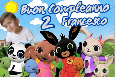 Poster Striscione COMPLEANNO BING 150X100 PERSONAL