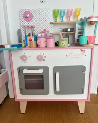 Cucina in legno bambini Janod Maccaron
