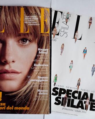 ELLE Italia gennaio 2014 + suppl. Sfilate