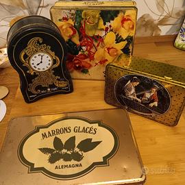 Scatole vintage in latta