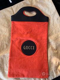 GUCCI: tote bag lana feltro 1970