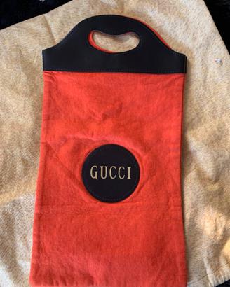 GUCCI: tote bag lana feltro 1970