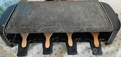 raclette brace elettrica  con pietra lavica