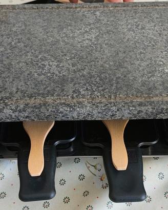 raclette brace elettrica  con pietra lavica