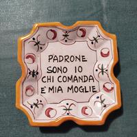 Spiritoso Posacenere in ceramica