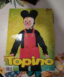 Vestito carnevale topino 3-4 anni