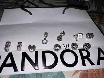 7 charm e 1 clip Pandora