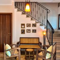 SET COLONIALE LEGNO MASSELLO E PAGLIA DI VIENNA