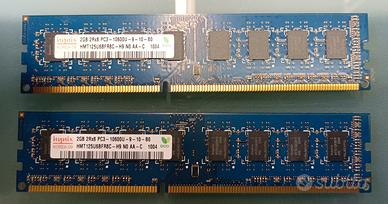 modulo di memoria RAM SK Hynix DDR3 2x2Gb