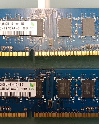 modulo di memoria RAM SK Hynix DDR3 2x2Gb