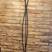 Lampada da terra 3 luci orientabili in metallo 