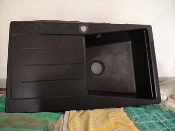 Lavello in granito nero