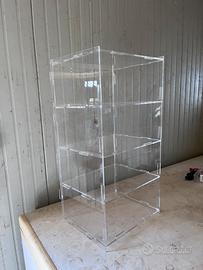 Teca in plexiglass trasparente 60x30x35 cm