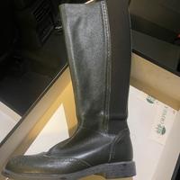 Stivale pelle pollini verde