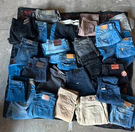 Stock jeans e pantaloni firmati marchi premium.