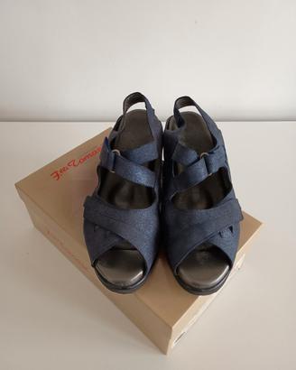Fratelli Tomasi sandali anatomici n. 41 pelle blu